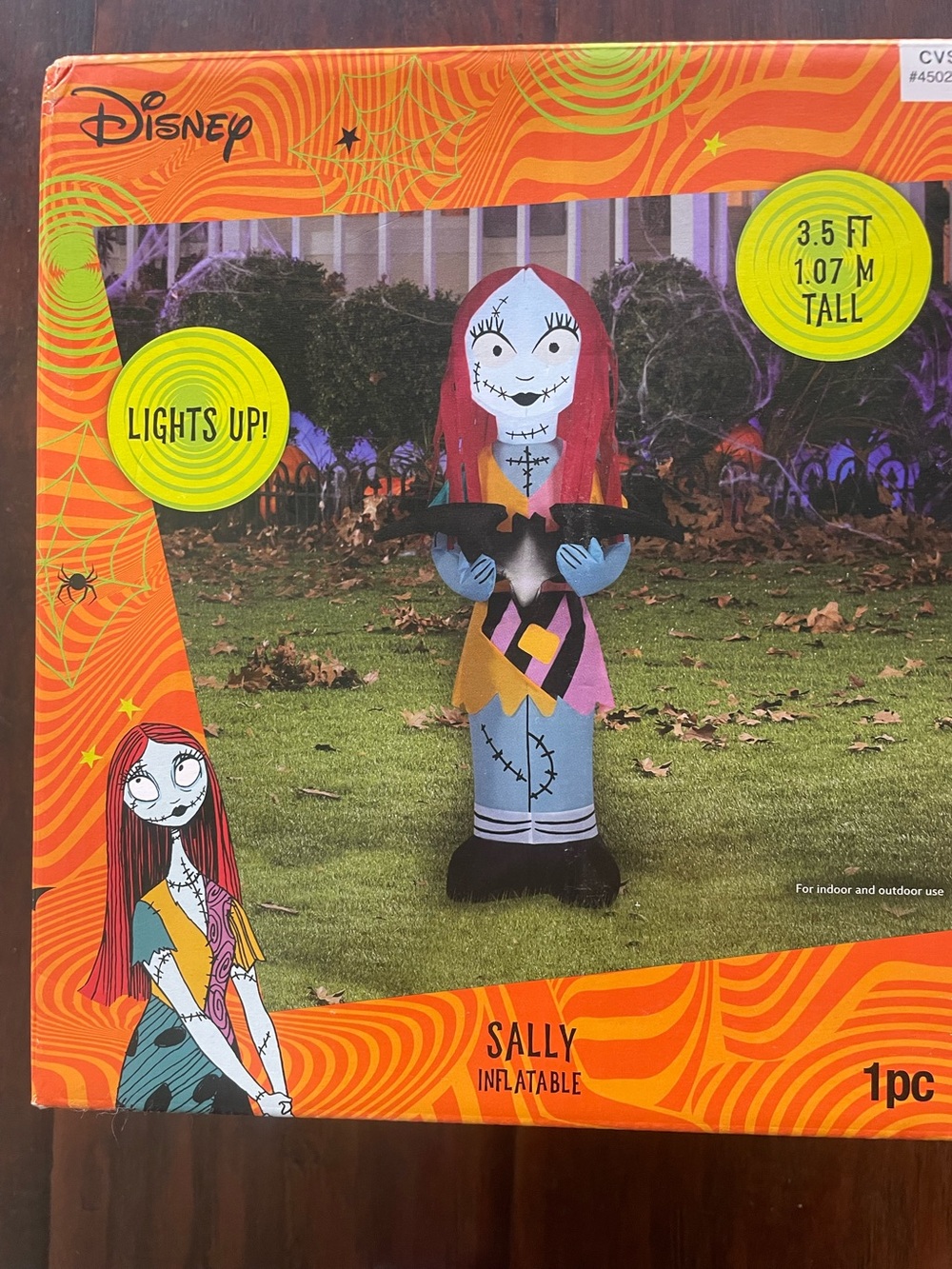 Disney Sally Inflatable Costume - Blue Body with Red Hair